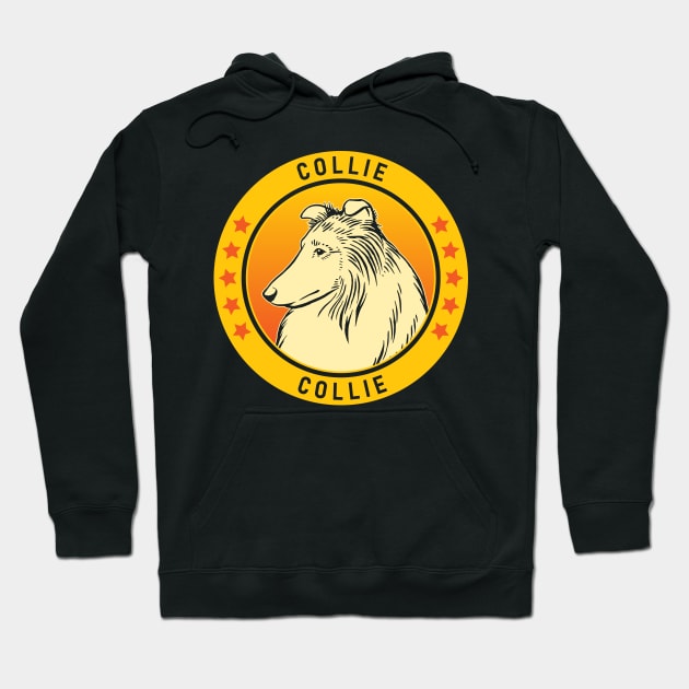 Rough Collie Dog Portrait Hoodie by millersye